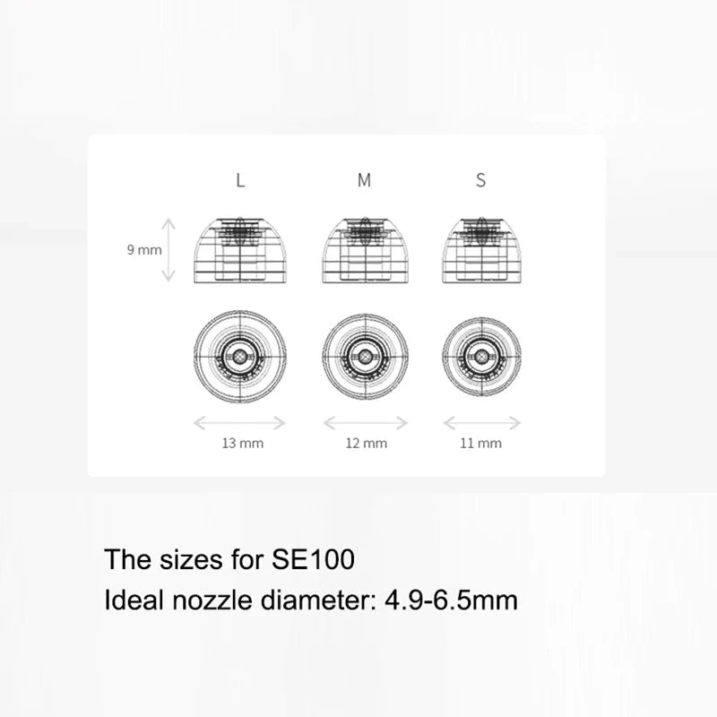 SHANLING SE100 Silicone Eartips