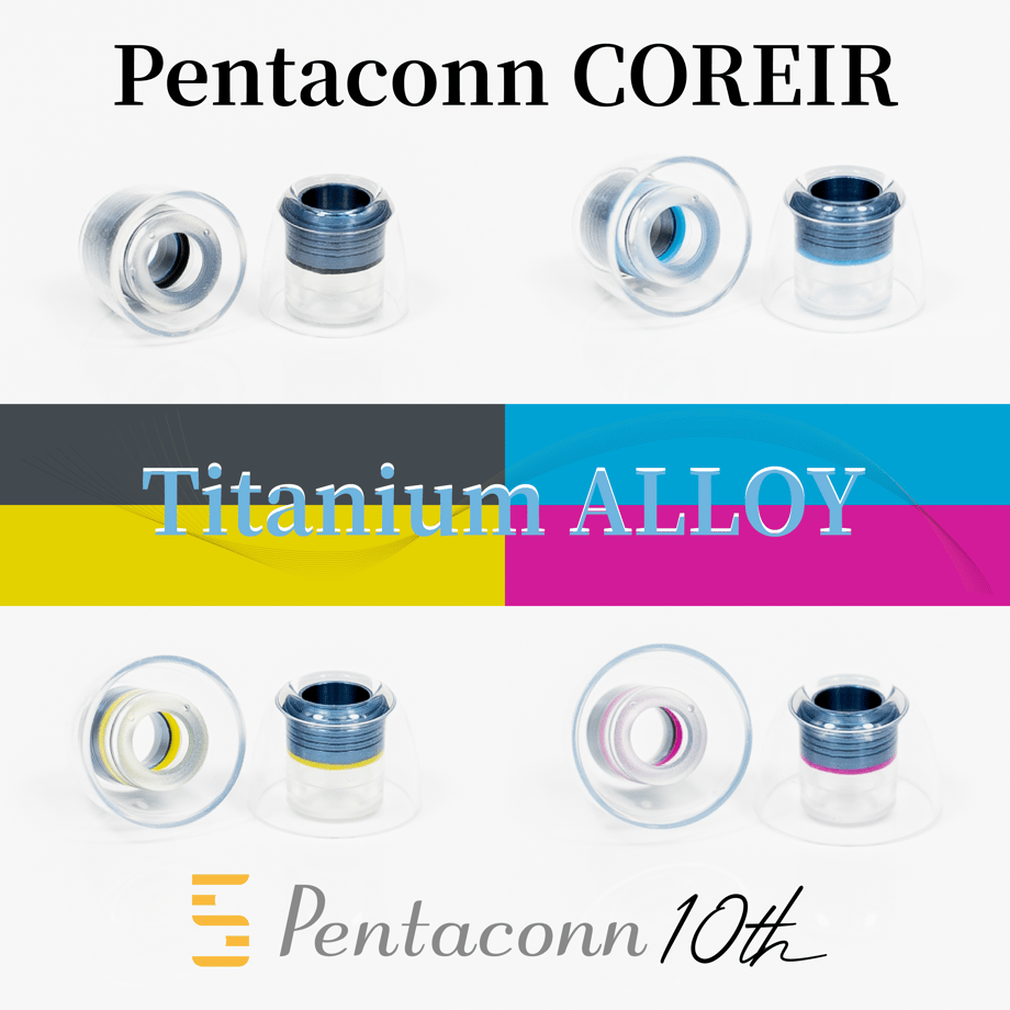 Pentaconn COREIR Titanium Alloy [1 pair pack]