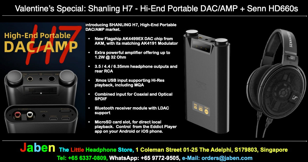 [JABEN COMBO] Shanling H7 &amp; Sennheiser HD 660s
